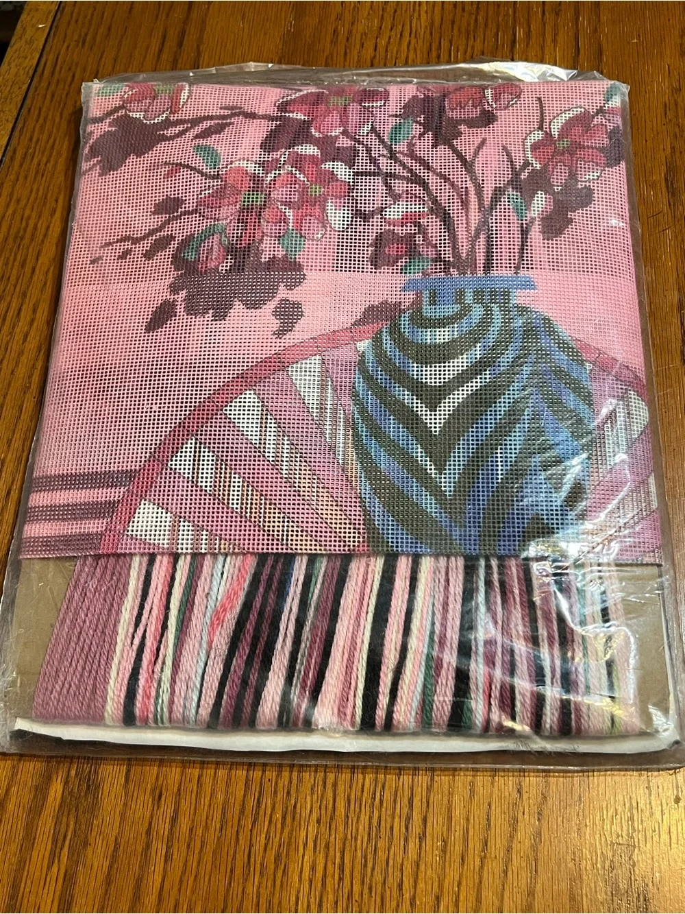 Vintage 1986 Monarch Horizons Art Deco Floral 12 x 16